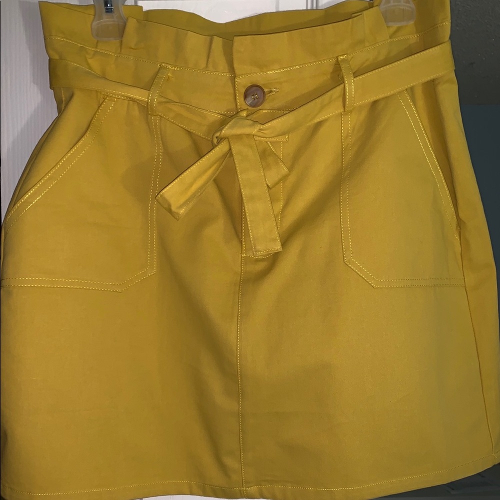 Paper bag skirt